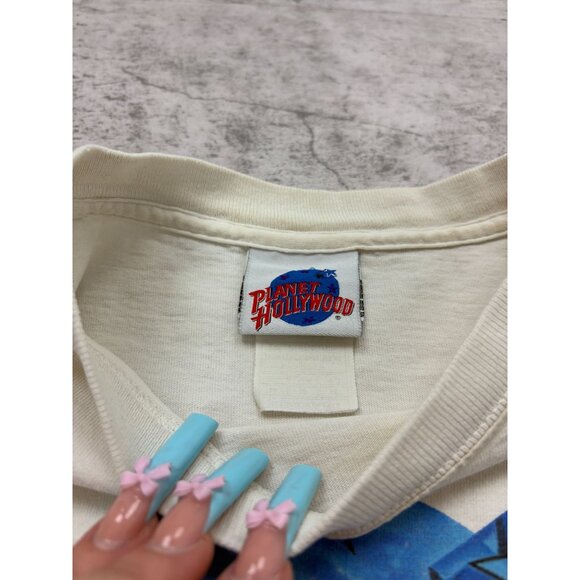 Vintage 90s Planet Hollywood Toronto T - Picture 3 of 4